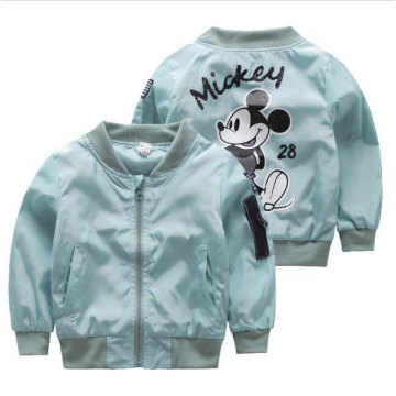 Disney spring Autumn Micky mouse Boy girl jacket 2019 zipper coat windbreaker baby children outerwear