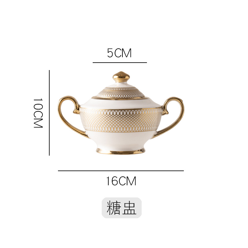 Ceramic coffee cup dish European small luxury home set high-end Pynombe cup English afternoon tea cup with flower tea cup