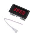 DC 8-24V LED Digital Counter 4 Digit 0-9999 Up/Down Plus/Minus Panel Counter Meter with Cable Red Display