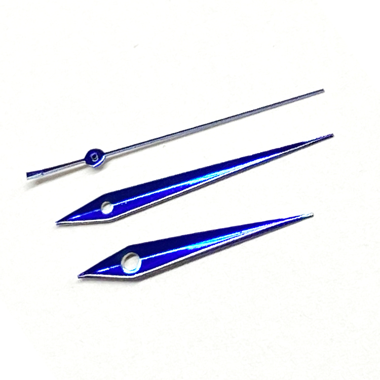 polished watch hands
