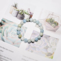 Genuine Natural Gem Stone Bracelet Meditation Mala Spirituality Green Morganite beryl Jewelry Women Men Wedding Party Bracelet