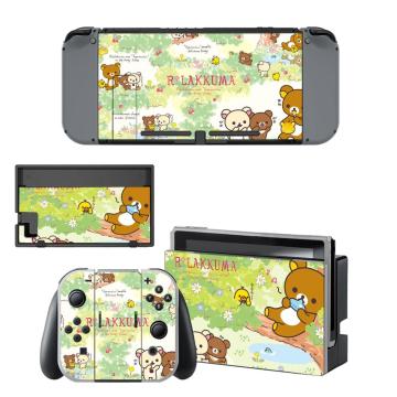 Animal Rilakkuma Nintendo Switch Skin Sticker NintendoSwitch stickers skins for Nintend Switch Console and Joy-Con Controller