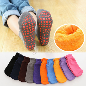 1 Pair Women Child Yoga SocksAnti Slip Silicone Gym Pilates Ballet Socks Fitness Sport Socks Cotton Breathable Elasticity Socks