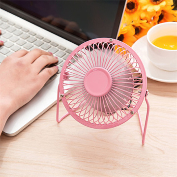 USB Mini Fan Powered Notebook Desktop Cooling Fan Cooler Metal Air Conditioning Appliances For PC Laptop Computer Black 4 Inchs