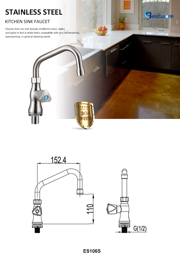 Mixing faucet for kitchen