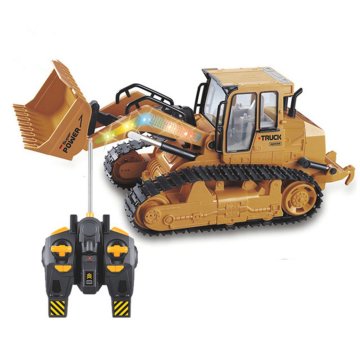 2.4G Remote Control Rc Excavator Truck Toys Simulation RC Engineering Car Tractor Crawler Digger Brinquedos Toy For Kids Gift