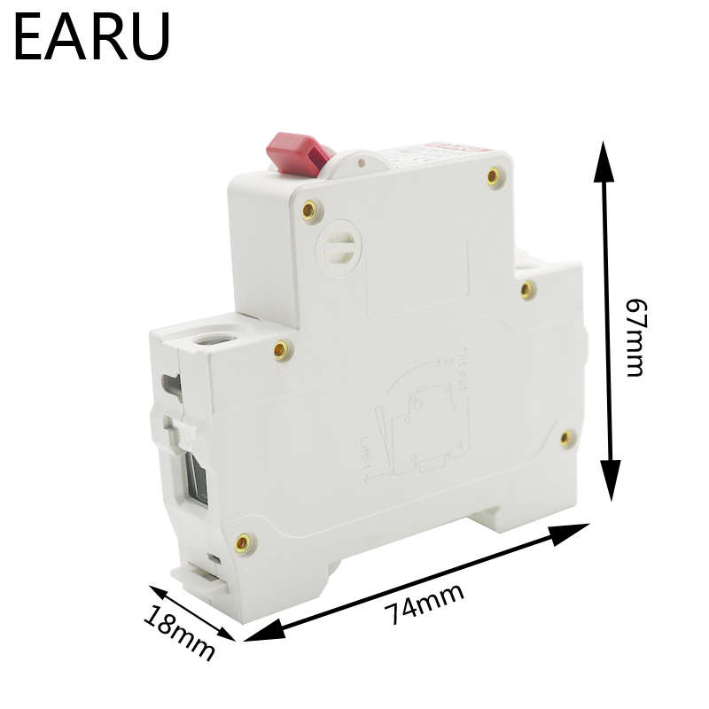 1pc DC 1000V 1P Solar Mini Circuit Breaker Overload Protection Switch 6A 10A 16A 20A 25A 32A 40A 50A 63A MCB for Photovoltaic PV