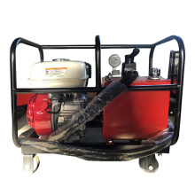 80Mpa Double Acting Gasoline Engine Driven Hydraulic Pump