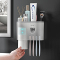 ONEUP Bathroom Accessories New Toothbrush Holder With Cup Convenient Automatic Toothpaste Squeezer Storage Bathroom Products Set