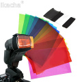 12 Colors Gel Filter Flash Diffuser Soft Box Studio Lighting Filter for Canon Nikon Sony All Camera