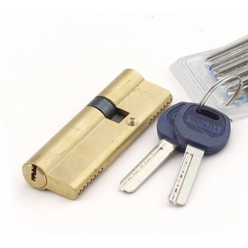 Brass Cylinder for High Security Door Lock 7pcs(2+5) keys the size 110mm=42.5+67.5