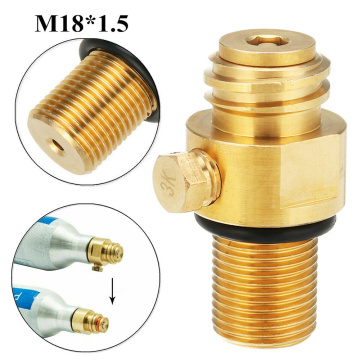 M18*1.5 co2 Valve Adaptor Replaceable Transverter Suitable Fot Soda Machine Replaceable Valve, Commonly Used for Sodastream