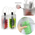 1PC PVC Wine Bottle Freezer Bag Champagne Cooler Beer Cooling Gel Ice Carrier Holder With Handles Portable Liquor Ice-cold Tools