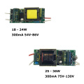 300mA 1W 3W 5W 7W 9W 10W 12W 15W 18W 21W 24W 30W 36W Isolated LED Driver Constant Current Power Supply AC 110V 220V Transformer