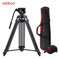 miliboo MTT601A Aluminum Heavy Duty Fluid Head Camera Tripod for Camcorder/DSLR Stand Professional Video Tripod