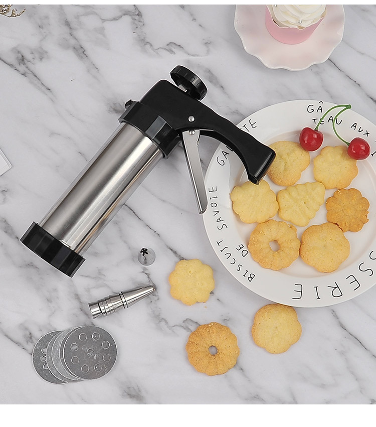 Stainless steel mounted gun cookies gun maker DIY baking tools kitchen tools