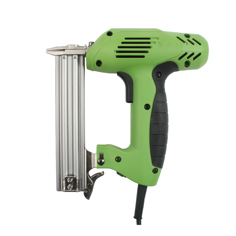 Professional Electric Nailer and Stapler Furniture Staple Gun 220V for Frame with Staples Nails Carpentry Woodworking Tool 1800W