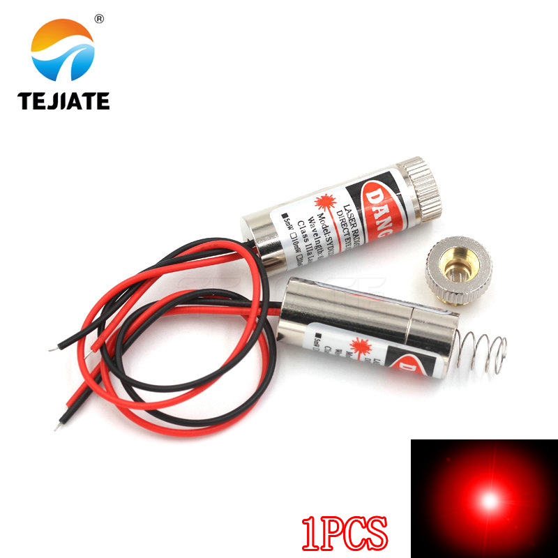 laser diode laser head 5mW 650nm red dot/line /cross laser tube infrared laser sensor module adjustable focal length 3V/5V
