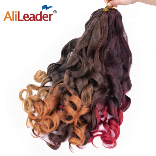 French Curls Hair Extensions Spiral Wavy Braiding Hair Supplier, Supply Various French Curls Hair Extensions Spiral Wavy Braiding Hair of High Quality