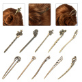 New Bronze Vintage Hair Sticks 17 Styles Headbands For Women Elegance Lady Hairpins Fashion Alloy Hair Clip Hair Accessories