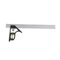 New Stainless Steel Adjustable Combination Square Angle Ruler Measuring Tools WWO66