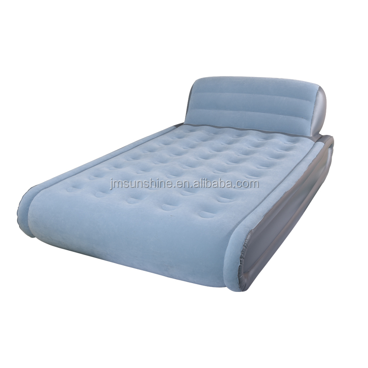 Pvc Flocking Blow Up Elevated Raise Air Bed 5