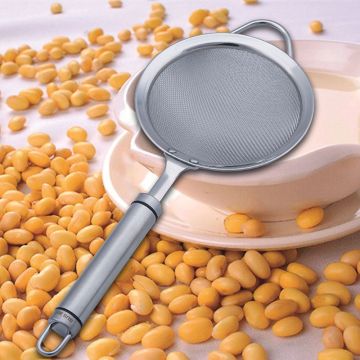 Fine Mesh 304 Stainless Steel Strainer Colander Large Sieve for Strain Quinoa/Rice/Flour/Pasta and More