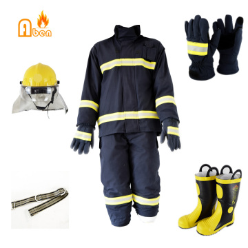including helmet gloves boots Firefighter Protect Anti Flame Heat Resistant Fire Suit