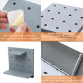 Wall-Mounted Storage Rack Plastic Free Perforated Hole Board Wall Bathroom Kitchen Storage Partition Rack Storage Rack