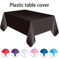 Disposable Tablecloth Table Cover Plastic Cover Birthday Party Banquet Table Cloth Home Decoration Table Accessories