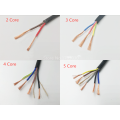 22 AWG 0.3MM^2 RVV 2/3/4/5/6/7/8/10/12/14/16 Cores Pins Copper Wire Conductor Electric RVV Cable Black 3M 5M