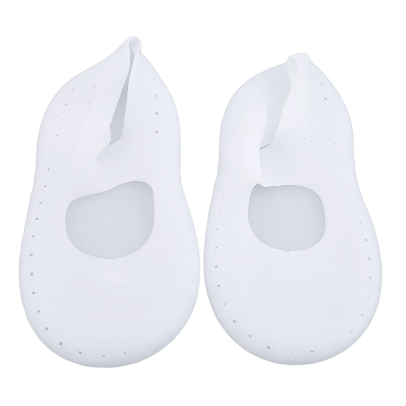 1 Pair Of Silicone Moisturizing Socks anti-cracking Boots Breathable Arch Support SPA Foot Protection Insert Gel Insole