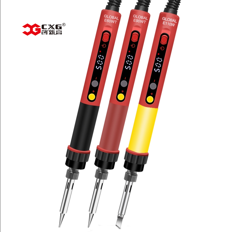 CXG Electric Soldering Iron Welding Tools rework tool Constant Temperature Control Soldering Tin Pen Digital Display 60W 110W