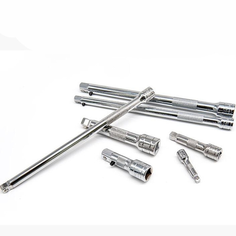 High quality Cr-V 50-250mm drive extension bar socket 1/4" 3/8" 1/2" Adapter sleeve connecting rod Ratchet Wrench Hand Tool