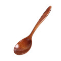 1PC Wooden Spoon Spoon Home Flatware Porridge Bowl Chinese Dinner Spoon Japanese Soup Spoon for Home Restaurant Kitchen Supplies