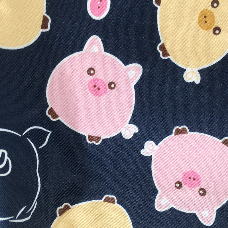 Cute pig printing cotton cloth DIY Handmade Sewing Quilt sets Fabric Needlework Patchwork child Material fabric cotton 100% kids