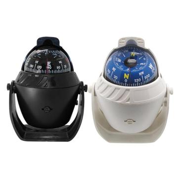 LC760 Marine Compass ABS Portable Durable Electronic Boat Car Vehicle Compass Navigation for Outdoor Car Supplies