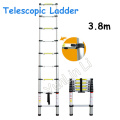 3.8mMultifunctional Retractable Telescopic Extension Ladder Thick Aluminum Folding Telescoping Laddero Household Ladder