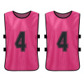 6 PCS Adults Basketball Pinnies Men Basketball Jerseys Sports Training Basketball Breathable Women Football Team Practice Vest