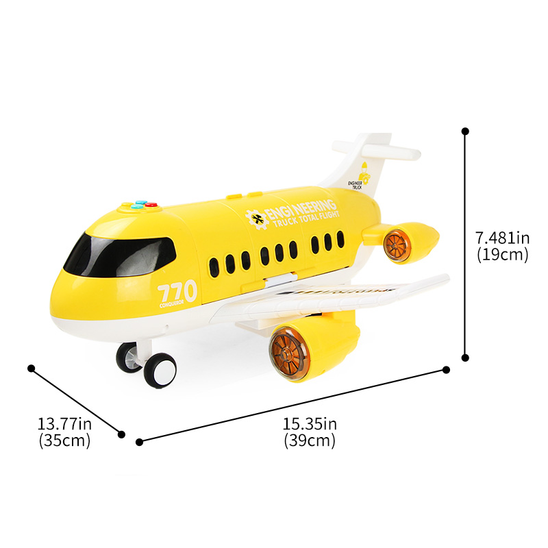 Toy Aircraft Simulation Track Inertia Kids Toy Airplane with Lights Music Large Size Passenger Plane Kids Airliner Toy Car Gifts