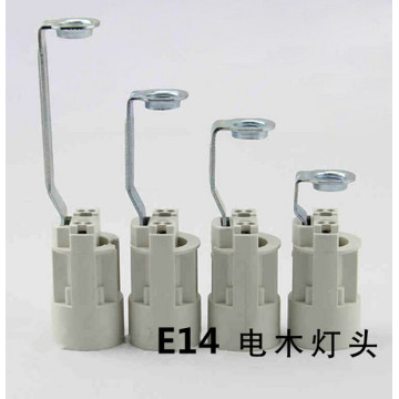 lampholder E14 bracket lamp holder LED e14 candle light base Crystal lampholder e14 base stent