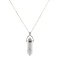 Crystal Pendant Necklaces Opalite White Howlite Lapis Clear Quartz Crystal Aventurine Crystal Pendant XL403