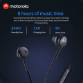 Motorola Wireless Earphone Bluetooth 5.0 IPX5 Waterproof Neckband Headphone support Voice Command Alexa, Siri, Google Assistant