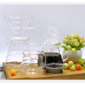 500 / 300ML glass dripper and coffee maker set for Japanese style V60 reusable glass coffee filter coffee tool