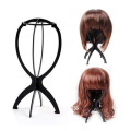 Wholesale stock Various color Wig Display Stand Head Hat Cap Hair Holder Foldable Stable Tools