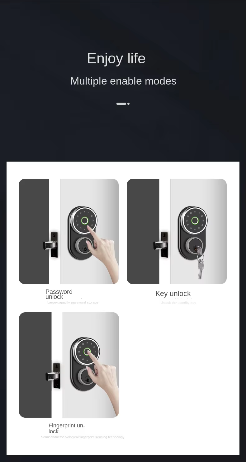 2 keyless deabolt