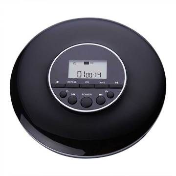 3.5mm Jack LCD Display Home Portable CD Player Multifunctional With Earphone Kids Adults Shockproof Audio Rechargeable HIFI