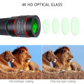 20X Zoom Telephoto Lens 4K HD Monocular Telescope Phone Camera Lens for iPhone 11 Xs Max XR X 8 7 Plus Smartphone lenses