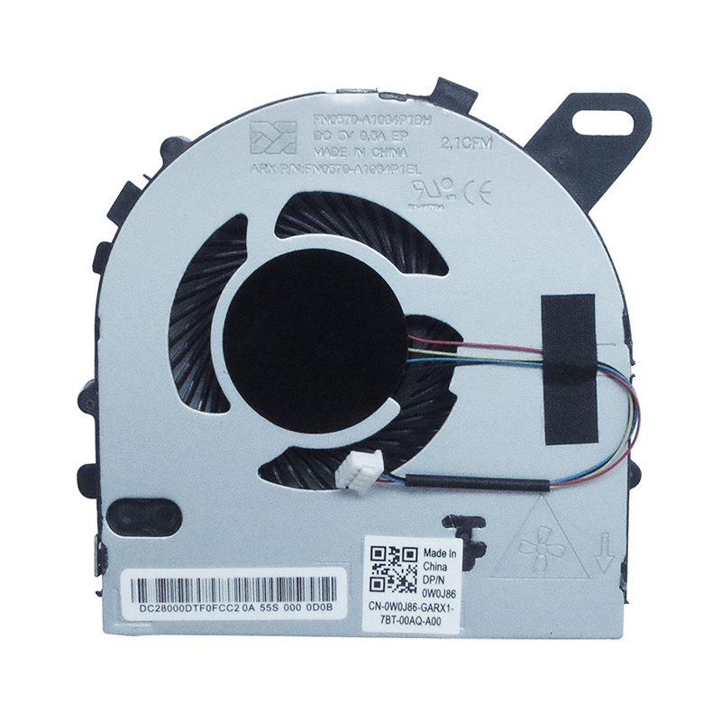 New CPU Cooling Cooler Fan for DELL inspiron 14 7460 15 7560 7572 Vostro 5468 5568 DP/N 0W0J85 CN-0W0J85