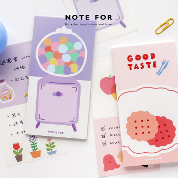 Decorative hand account Notes Cute Kawaii Cartoon adhesive Post Notepad It Memo Pad sketchbook Office Supply School Stationery